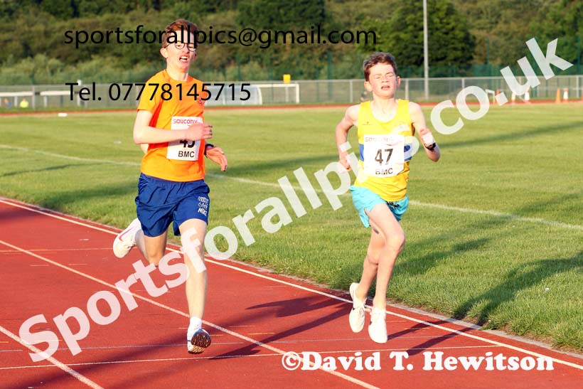 BMC 1500 metres, BMC, Chester le Street, July 19th. Photo: David T. Hewitson/Sports for All Pics